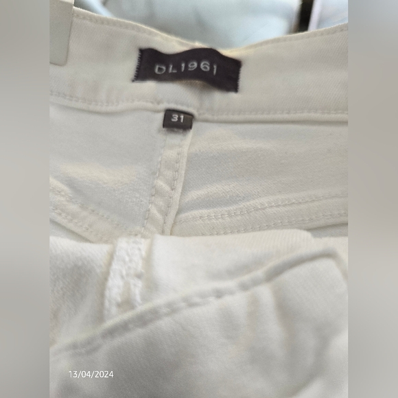 DL1961 Farrow High Rise Jeans in Porcelain size 31 - Picture 2 of 8